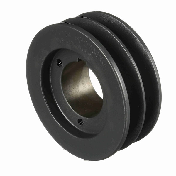 2 Groove Cast Iron Bushed Bore Multiple Sheave, 2B5V44